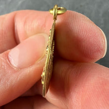 Load image into Gallery viewer, French Notre Dame de La Garde Marseille Madonna 18 Karat Yellow Gold Medal Charm Pendant