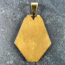 Load image into Gallery viewer, French 18K Yellow Gold St Therese Charm Pendant