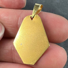 Load image into Gallery viewer, French 18K Yellow Gold St Therese Charm Pendant