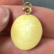 Load image into Gallery viewer, French Saint Joseph and Jesus 18K Yellow Gold Medal Pendant