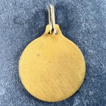 Load image into Gallery viewer, French Augis Saint John the Baptist Lamb 18K Yellow Gold Medal Pendant