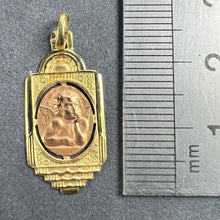 Load image into Gallery viewer, French Holt Raphael’s Cherub 18K Yellow Rose Gold Charm Pendant