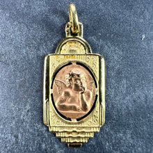 Load image into Gallery viewer, French Holt Raphael’s Cherub 18K Yellow Rose Gold Charm Pendant