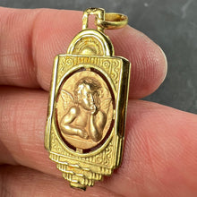 Load image into Gallery viewer, French Holt Raphael’s Cherub 18K Yellow Rose Gold Charm Pendant