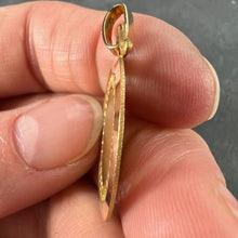 Load image into Gallery viewer, French Pierced Round 18K Yellow Gold Medal Pendant