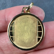 Load image into Gallery viewer, French Round Bricks 18K Yellow Gold Medal Pendant