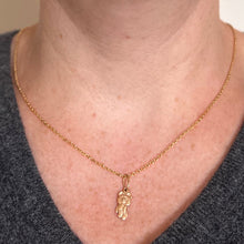 Load image into Gallery viewer, 14 Karat Yellow Gold Teddy Bear Charm Pendant