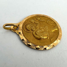 Load image into Gallery viewer, Vintage French Girard St Christopher 18K Yellow Gold Charm Pendant