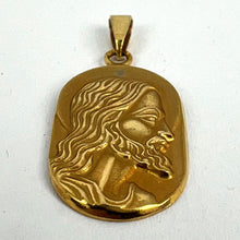 Load image into Gallery viewer, French Butsch 18K Yellow Gold Jesus Christ Medal Charm Pendant