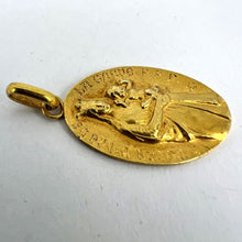 Load image into Gallery viewer, French Notre Dame de la Garde Marseilles 18 Karat Yellow Gold Charm Pendant