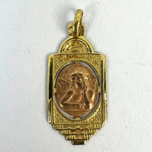 Load image into Gallery viewer, French Holt Raphael’s Cherub 18K Yellow Rose Gold Charm Pendant
