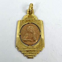 Load image into Gallery viewer, French Holt Raphael’s Cherub 18K Yellow Rose Gold Charm Pendant