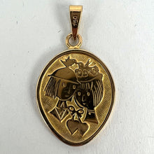 Load image into Gallery viewer, French Les Amoureux de Peynet Pair of Lovers 18K Yellow Gold Charm Pendant