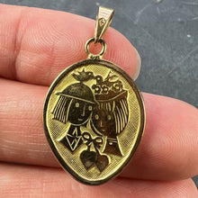 Load image into Gallery viewer, French Les Amoureux de Peynet Pair of Lovers 18K Yellow Gold Charm Pendant