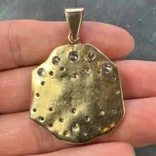 Load image into Gallery viewer, Zodiac Taurus Aries 14K Yellow Gold Diamond Medal Pendant