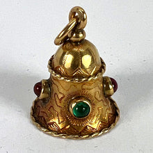 Load image into Gallery viewer, Vintage 18 Karat Yellow Gold Bell Charm Pendant