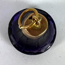 Load image into Gallery viewer, Vintage Large 18K Yellow Gold Paste Fob Charm Pendant