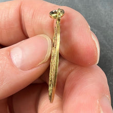 Load image into Gallery viewer, French Forever Love Mistletoe Ivy 18K Yellow Gold Charm Pendant