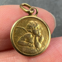 Load image into Gallery viewer, Italian Raphael's Cherub 18K Yellow Gold Charm Pendant