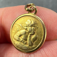 Load image into Gallery viewer, Italian Raphael's Cherub 18K Yellow Gold Charm Pendant