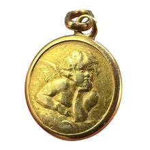 Load image into Gallery viewer, Italian Raphael's Cherub 18K Yellow Gold Charm Pendant
