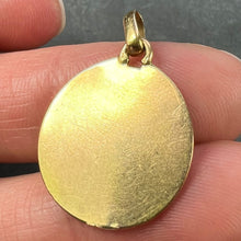 Load image into Gallery viewer, French Charl 18K Yellow Gold Jesus Christ Crown of Thorns Medal Charm Pendant