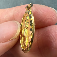 Load image into Gallery viewer, Vintage French St Christopher 18K Yellow Gold Charm Pendant
