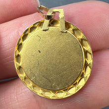Load image into Gallery viewer, Vintage French St Christopher 18K Yellow Gold Charm Pendant