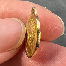 Load image into Gallery viewer, French Grun Raphael’s Cherub 18K Yellow Gold Medal Pendant