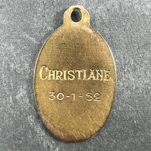 Load image into Gallery viewer, French Paul Brandt 18K Yellow Gold Virgin Mary Charm Pendant Medal