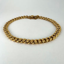 Load image into Gallery viewer, Vintage 18 Karat Yellow Gold Curb Link Chain Bracelet