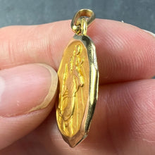Load image into Gallery viewer, Augis Grun French Saint Christopher 18K Yellow Gold Charm Pendant
