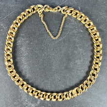 Load image into Gallery viewer, Vintage 18 Karat Yellow Gold Curb Link Chain Bracelet