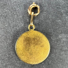Load image into Gallery viewer, French Vernon 18K Yellow Gold Virgin Mary Virgo Purissima Medal Pendant
