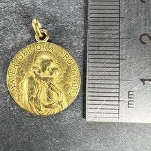 Load image into Gallery viewer, French 18K Yellow Gold Madonna and Child Medal Pendant