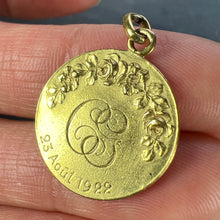 Load image into Gallery viewer, French 18K Yellow Gold Madonna and Child Medal Pendant