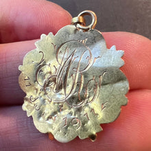 Load image into Gallery viewer, Antique French First Communion Chalice 18K Yellow Rose White Gold Medal Pendant