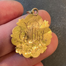 Load image into Gallery viewer, Antique French First Communion Chalice 18K Yellow Rose White Gold Medal Pendant