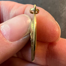 Load image into Gallery viewer, Antique French Vernon Cherub Angel 18K Yellow Gold Charm Pendant Medal