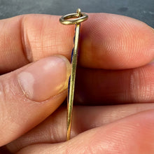 Load image into Gallery viewer, French Guilbert Virgin Mary Plique A Jour Enamel 18K Yellow Gold Pendant Medal