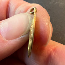 Load image into Gallery viewer, French OBC Virgin Mary Notre Dame of Lourdes 18K Yellow Gold Charm Medal Pendant