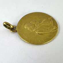 Load image into Gallery viewer, French 18K Yellow Gold Madonna and Child Medal Pendant