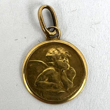 Load image into Gallery viewer, Italian Raphael's Cherub 18K Yellow Gold Charm Pendant