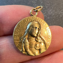 Load image into Gallery viewer, French Vernon Saint Joan of Arc 18K Yellow Gold Medal Pendant