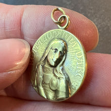 Load image into Gallery viewer, French Vernon Saint Joan of Arc 18K Yellow Gold Medal Pendant