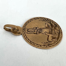 Load image into Gallery viewer, French Virgin Mary 18K Rose Gold Charm Pendant