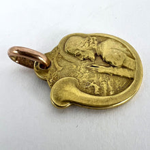 Load image into Gallery viewer, French Rasumny Deer Hunting Horn 18K Yellow Gold Charm Pendant
