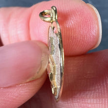 Load image into Gallery viewer, Augis French Plus Qu’Hier Heart Ruby 18K Yellow White Gold Love Charm Pendant