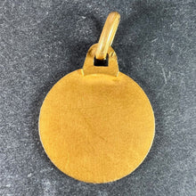 Load image into Gallery viewer, French Virgin Mary 18K Yellow Gold Medal Charm Pendant