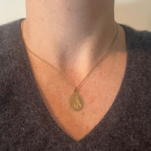 Load image into Gallery viewer, Antique French Virgin Mary 18K Rose Gold Charm Medal Pendant